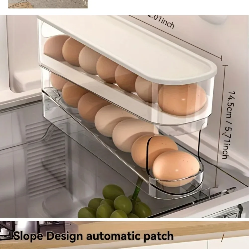 One perfect slopes egg container, with clear plexi sides to see how many you hav